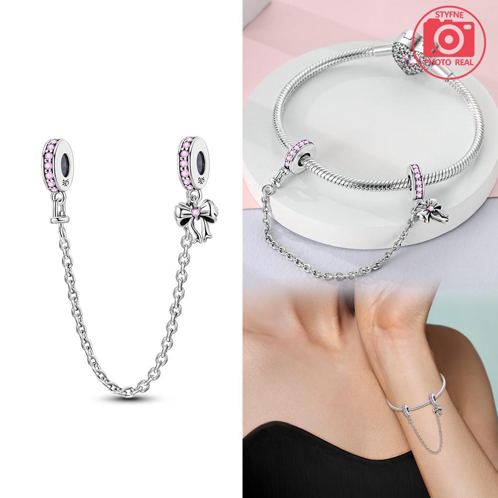Copper Colors Original Love Spreads Safety Chain Pendant Fit Original Bracelet Diy Jewelry For Women Diy Ladies Party Gifts