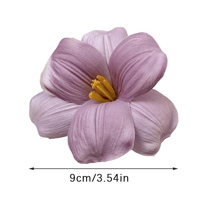 Fashion Sweet Tulip Ribbon Hair Ring For Women Girls Cute Elegant Bowknot Hair Clip Exquisite Tassels Hair Accessories Gifts