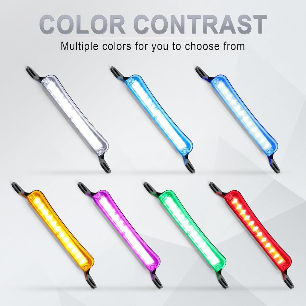 LivTee License Plate LED Light, Extremely Bright Assembly For Trailer UTV ATV Truck RV Boat, Xenon White(6000K)