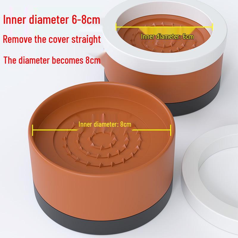 Universal Anti-Slip Vibration-Reducing Base Pad for Washing Machines & Refrigerators, Adjustable Height Stand