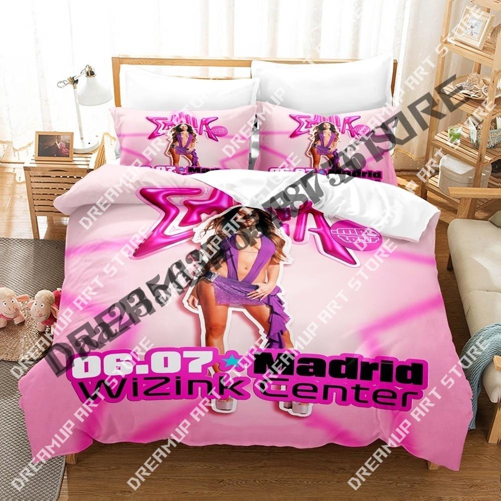 3D Print Emilia Mernes Singer Bedding Set Twin Queen King Full Size Duvet Cover Pillowcase Bed boys girls Adult Home Textiles