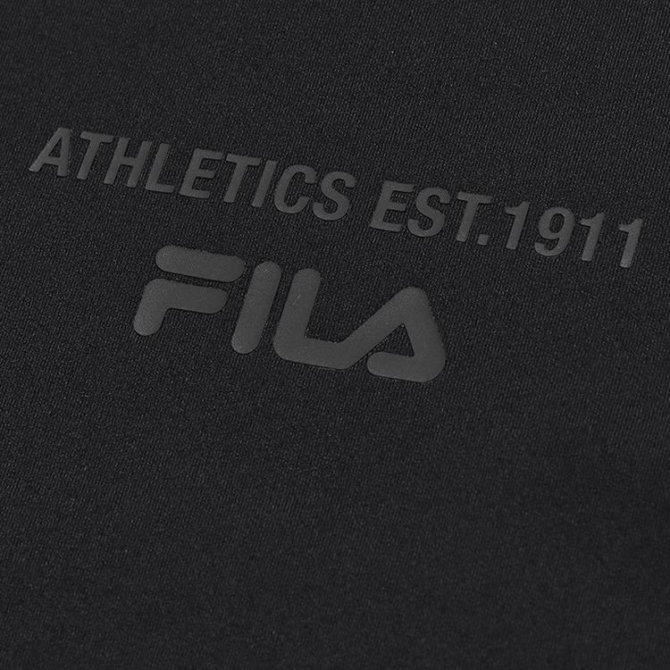 FILA Fitness Athletics Simple Round Neck Short Sleeve T-Shirt Men Tops A11M531104F-BK