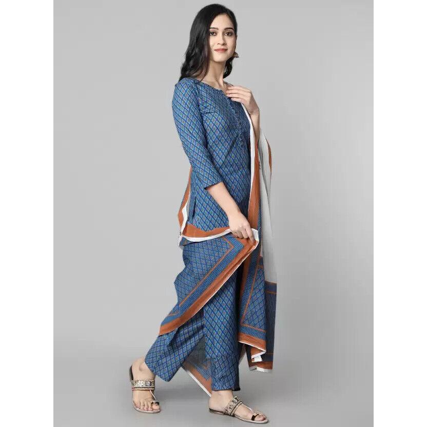 Beautiful Designer Kurti Salwar Suit Women Bollywood Kurta Pant Dupatta Set