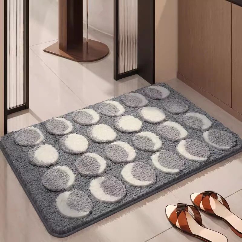Bathroom Absorbent Mat Imitation Cashmere Carpet Floor Mat Household Non-Slip Foot Mat Quick-Dry Carpet Door Mat