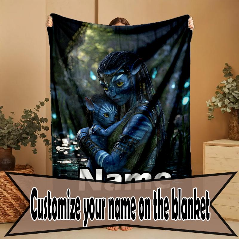 Individuelle personalisierte Decke mit Avatar-Druck, Heimdekoration, Schlafzimmer, Sofa, Camping, Couch, Geschenke für Geburtstag Weihnachten