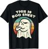Dit is Boo Laken Geest Retro Halloween Kostuum Mannen Vrouwen T-shirt