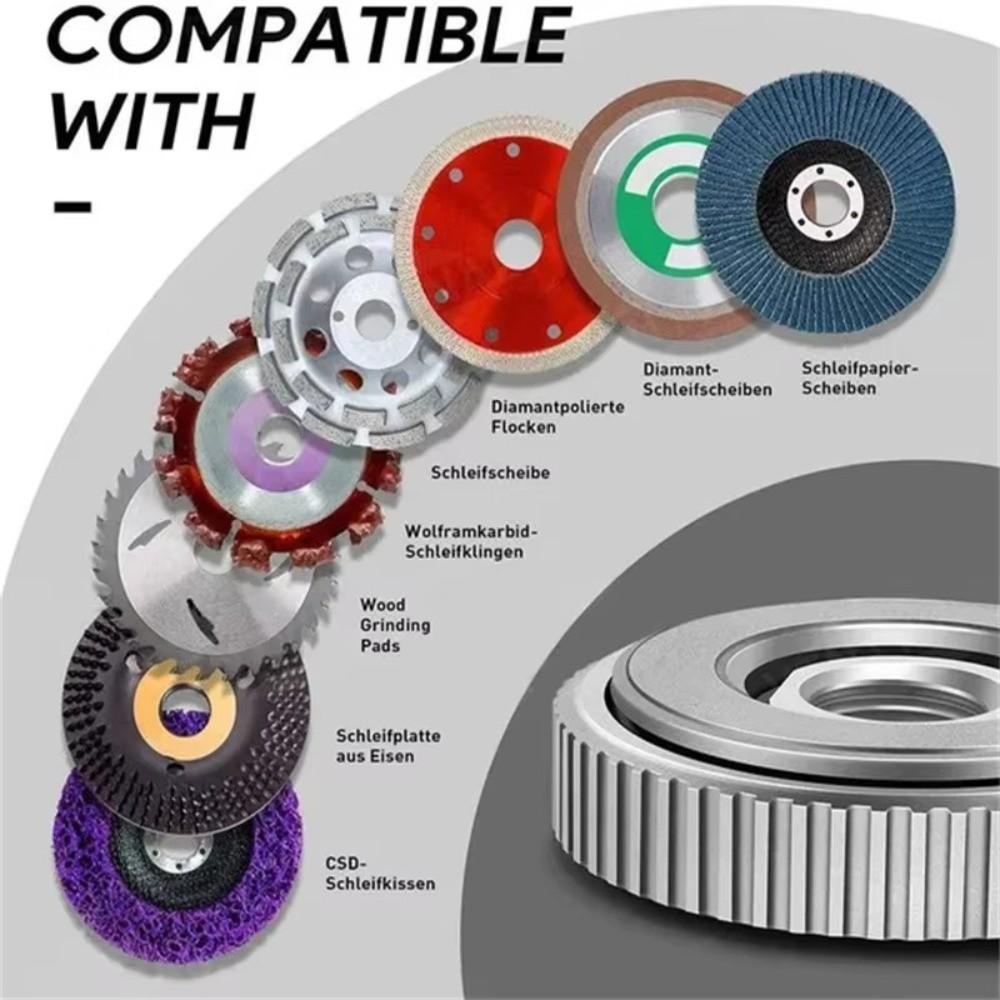Portable Locking Plate for M14 Angle Grinder Multi-function Angles Grinders Accessories Quick Clamping Quick Release Nut