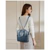 Faux Leather Backpack Women's Bag 2023 New Korean Shoulder Bag Casual Crossbody Bag Tide Tote