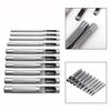 10pcs Leather Hole Punching Tools Leather Hollow Drilling Puncher Kit 1-10mm Clothing Leathercraft DIY Accessories