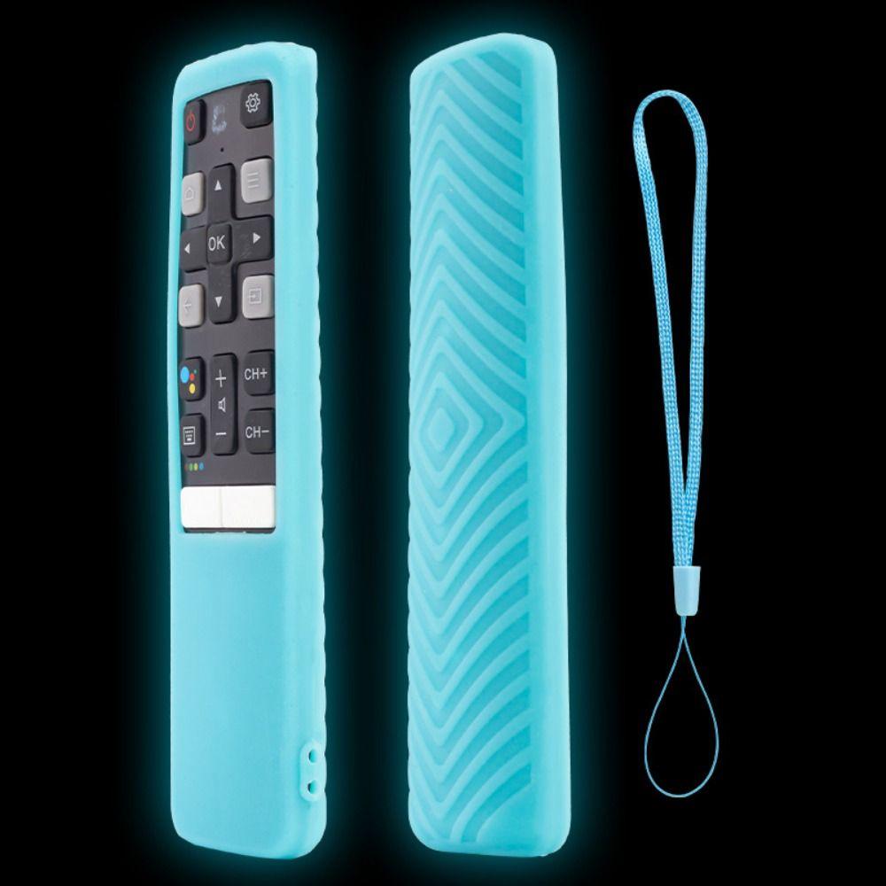 Silicone Remote Control Sleeve Anti-fall Waterproof Case Full Protective Cover for TCL RC802V