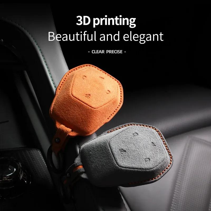 Car Key Case Cover For HIPHI Y X  Hiphi Z Suede Car Key Shell Accessories