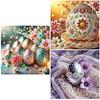Kit Pittura Diamante 5D Fai da Te con Trapano Parziale a Forma Speciale di Pasqua per Adulti Principianti Decorazioni per la Casa Kit Diamond Art 30x30cm