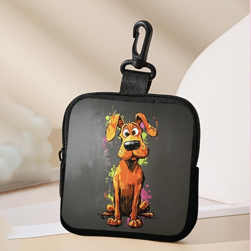 NEW Mini Cute Cat Coin Purse Water-resistant Lightweight Zippered Wallet PVC Portable Earphone Bag Friends Gift