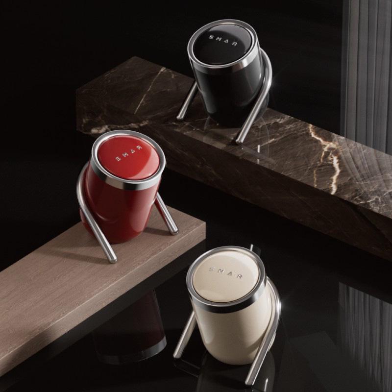 Nouvelle poubelle inclinée Luxe - Minimaliste moderne pour le salon, la chambre à coucher, la salle de bain, la cuisine.