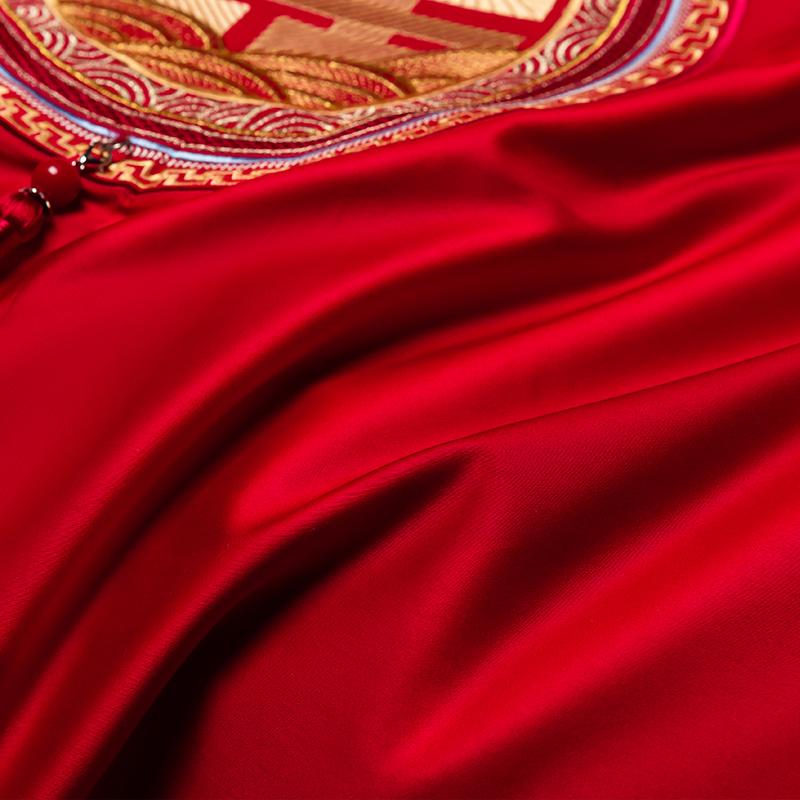 60 Thread Count Cotton Wedding Embroidery Four Piece Set; Shangyang Palace