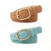 Casual Business Waist Belt Luxury Design Waistband Trendy Suede Leather Belt  For Women