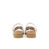 Daks Women S SandalS 3.5cm Semi caSual Two Way Dld302 Cream White
