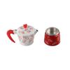 Octagonal Aluminum Mocha Pot Heart Pattern Coffee Maker Pot Household Espresso Coffee Kettle  Gift