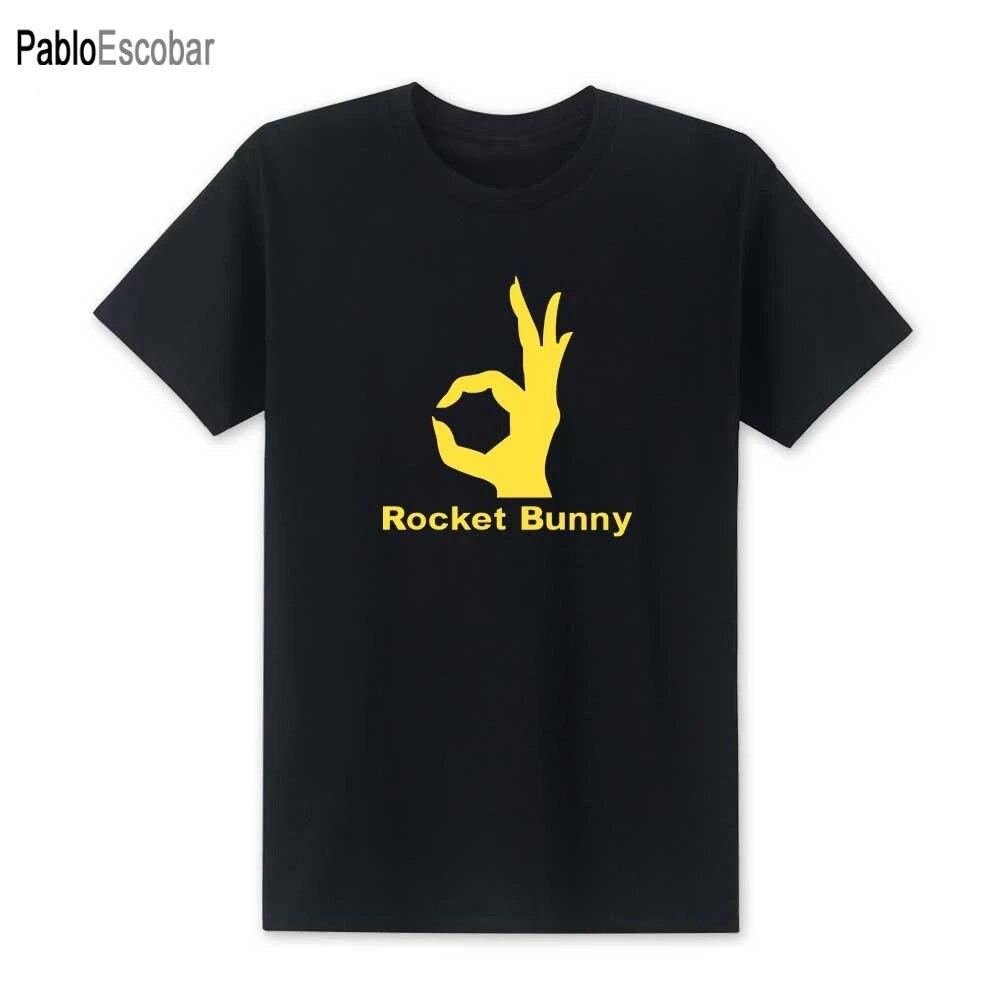 Shubuzhi New Fashion Brand Rocket Bunny Cool T Shirt Tops & Tees Unisex Summer Short Sleeve T-shirts Cotton Top Tees Size XS-2XL Unisex