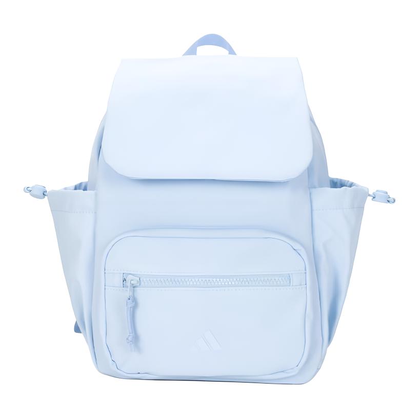 Adidas Zip Closure, Abrasion Resistant Waterproof Fabric Backpack Regular Women s Blue KX9602