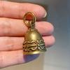 Creative Brass Bell Keychain Key Ring Pendant School Bag Pendant Keychain Accessory Gift