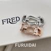 Fei Jia Horseshoe & Eight-Character Buckle Diamond Nylon Bracelet for Couples