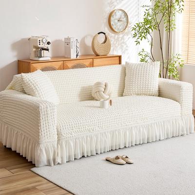 Seersucker Sofa Cover Universal All Inclusive Elastic Sofa Cushion Sofa Cover Four Season Universal Cover Cloth