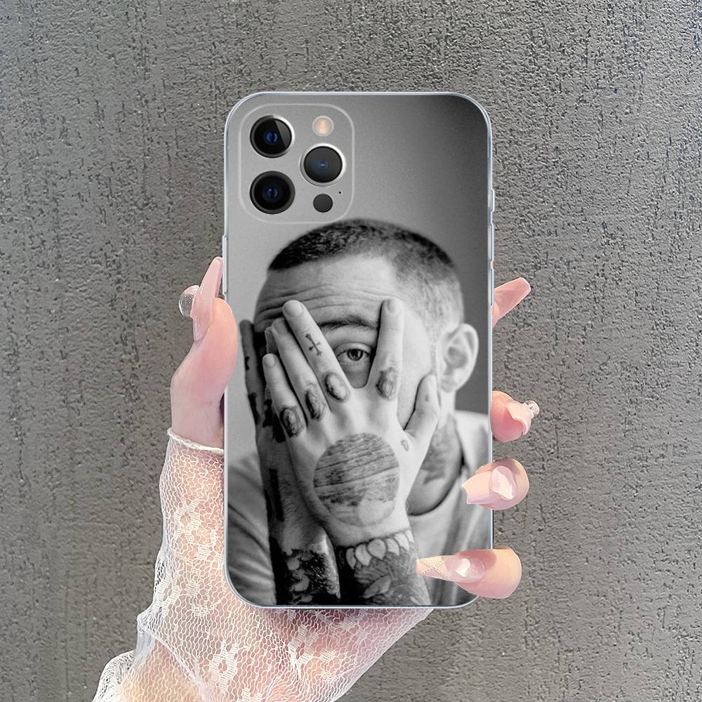 Cool M-mac Miller TPU Silicone Case For IPhone 11 12 13 14 15 16 17 Pro Max Shockproof Clear Back Cover