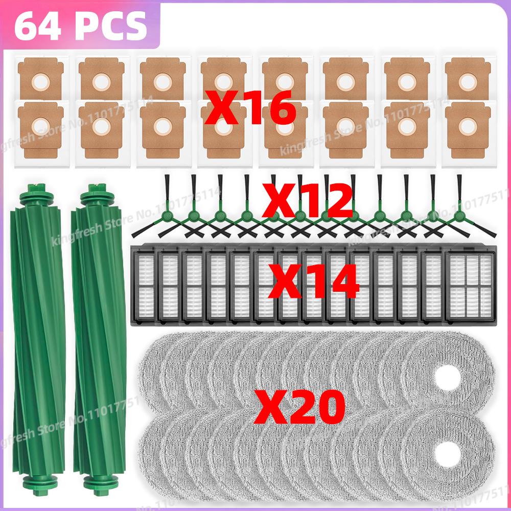 Fit For ( iRobot Roomba Plus 405 Combo / 505 Combo ) Vacuum Parts Main Roller Side Brush Mop Cloth Filter Dust Bag Accessories