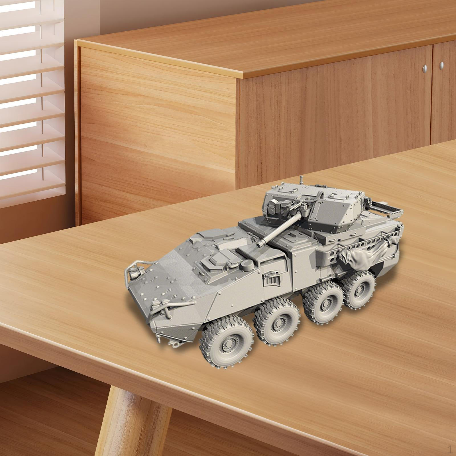 

1:72 Armored Vehicle Model Scenery Layout Unpainted Realistic Ornament Diorama Car for