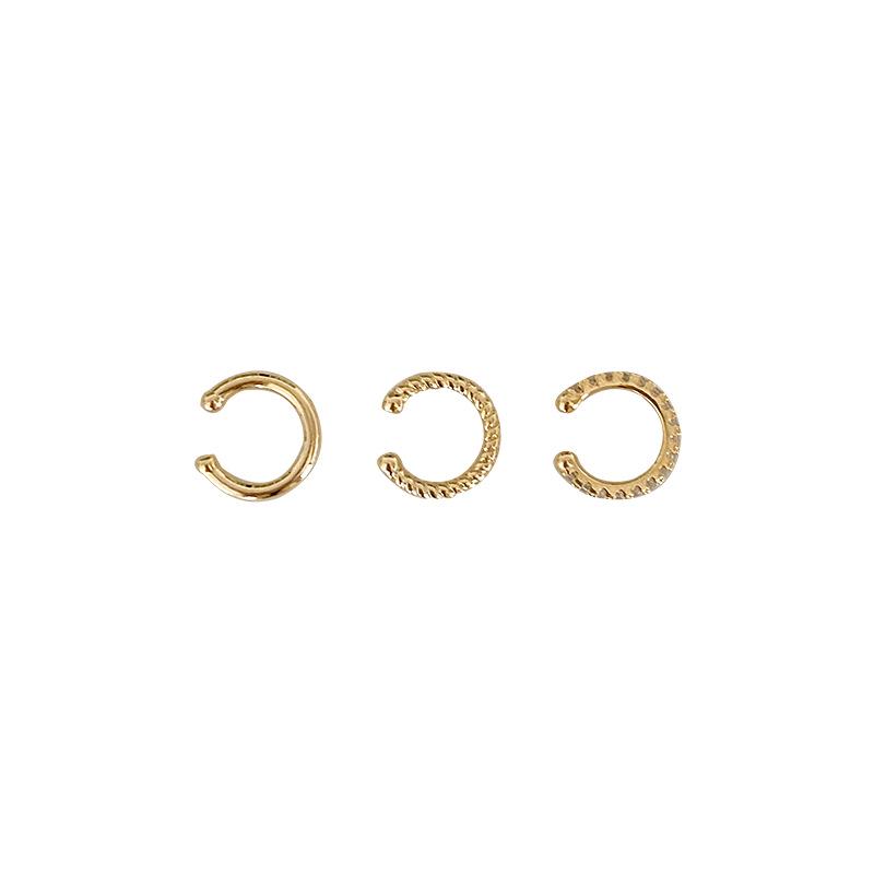 Ear Cuff Leggero Retrò di Lusso: Orecchini a Clip Senza Foratura per Donna, Tendenza Calda 2025