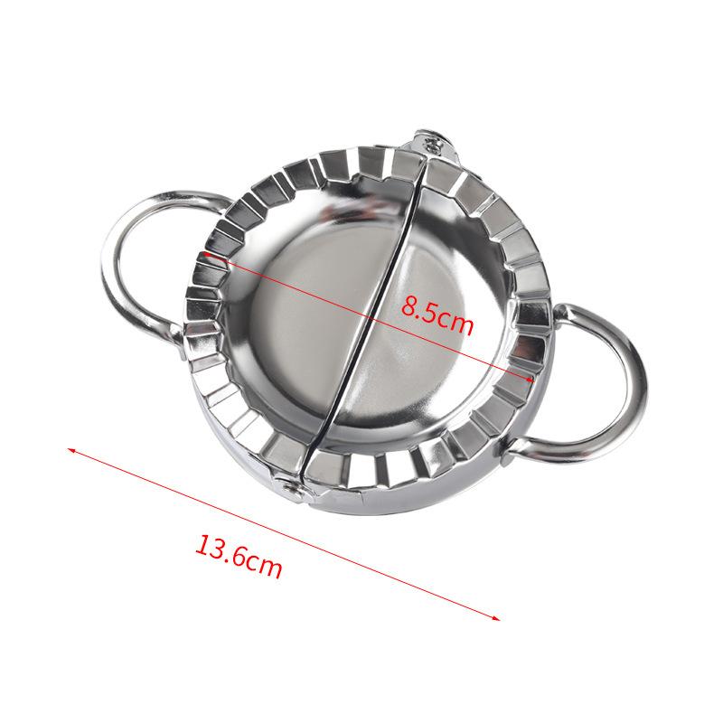 1Pc Dumpling Mold Maker Machine Dough Circle Roller Wrapper Cutter Stainless Steel Home Kitchen Baking Pie Pizza Pastry Tools