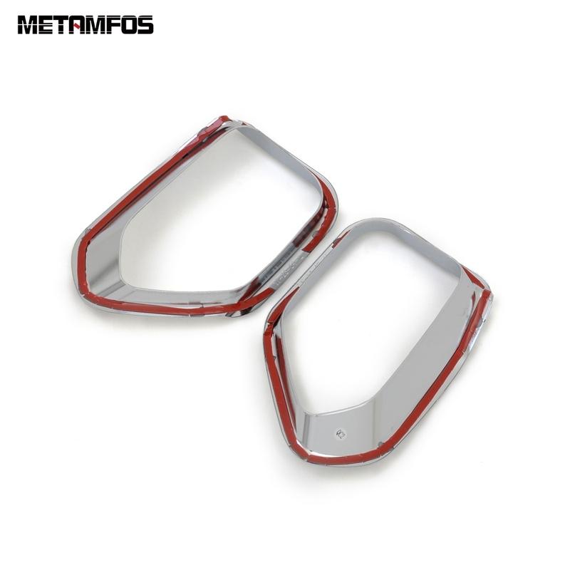 For Subaru XV Crosstrek SUV 2018-  Chrome Fog Tail Light Lamp Cover Trim Foglight Foglamp Protector Exterior Accessories