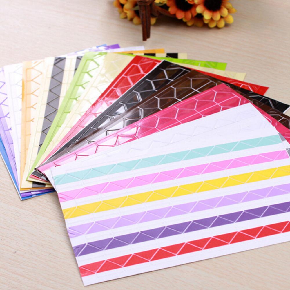 Photo Album Scrapbook Colorful Corner Protectors DIY Sticker Gift Decor Card Scrapbooking Arts Crafts