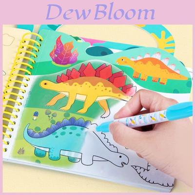 Water Drawing Book For Toddlers With Reusable Water Pen For Animal Recognition Learning