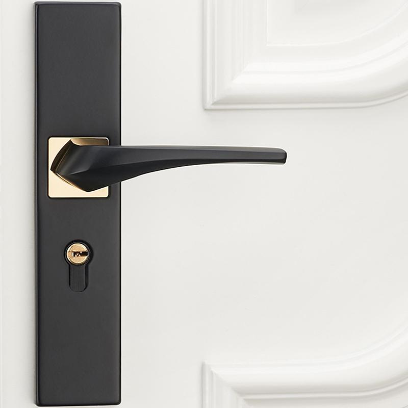 Home Universal Door Locks Bathroom Bedroom Lock Aluminum Alloy Door Handles Replacement Door Lock Durable Safety