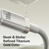 BASEUS 1m Titanium Alloy Fast Charging Cable USB-C to USB-C 100W Nylon Braided Wire