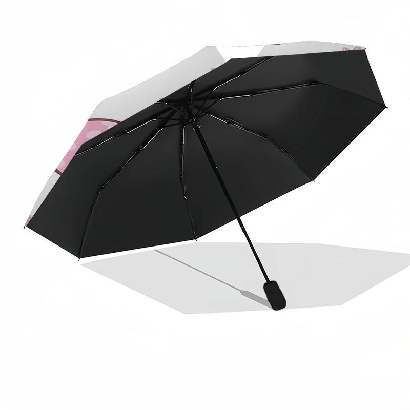 Capybara Themed Travel Umbrella-8 Ribs Automatic Opening and Closing, Portable Folding Design, Compact and Stylish Umbrella Suitable for Out