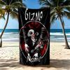 Gizmo Rocks Guitar Customized Name Beach Towel Quick-Dry Soft Microfiber
