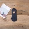 Men's Spring and Summer New Pure Color Cotton Invisible Comfortable Shallow Mouth Silicone Non Slip Socks