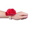 HX6F Vintage Camellia Brooches for Woman Buckle Pin Wedding Hand Flower Pearl Brooch Pin Fashion Clothing Jewelry Accessories