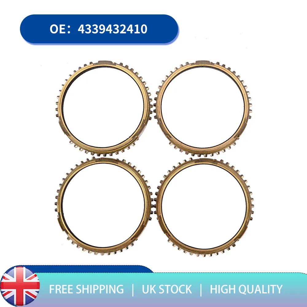 4PCS Gearbox Synchro Rings For Hyundai Tucson IX35 Transmission Synchronizing Ring Replacement Part 4339432410 4339432410FFF