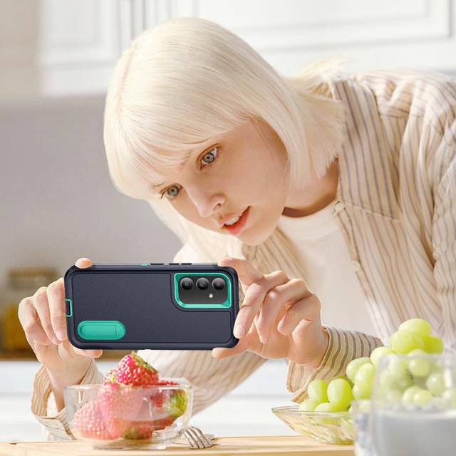 Anti-Schweiß-tragbare Kickstand-Abdeckungshülle für Samsung Galaxy A54 A14 5g A13 A53 S22 Plus S23 Ultra stoßfeste harte Abdeckungen