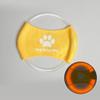 LED Illuminated Dog Activity Circle Charging Pet Toy Bite Proof Material Interactive Play Tool for Backyard Night Game