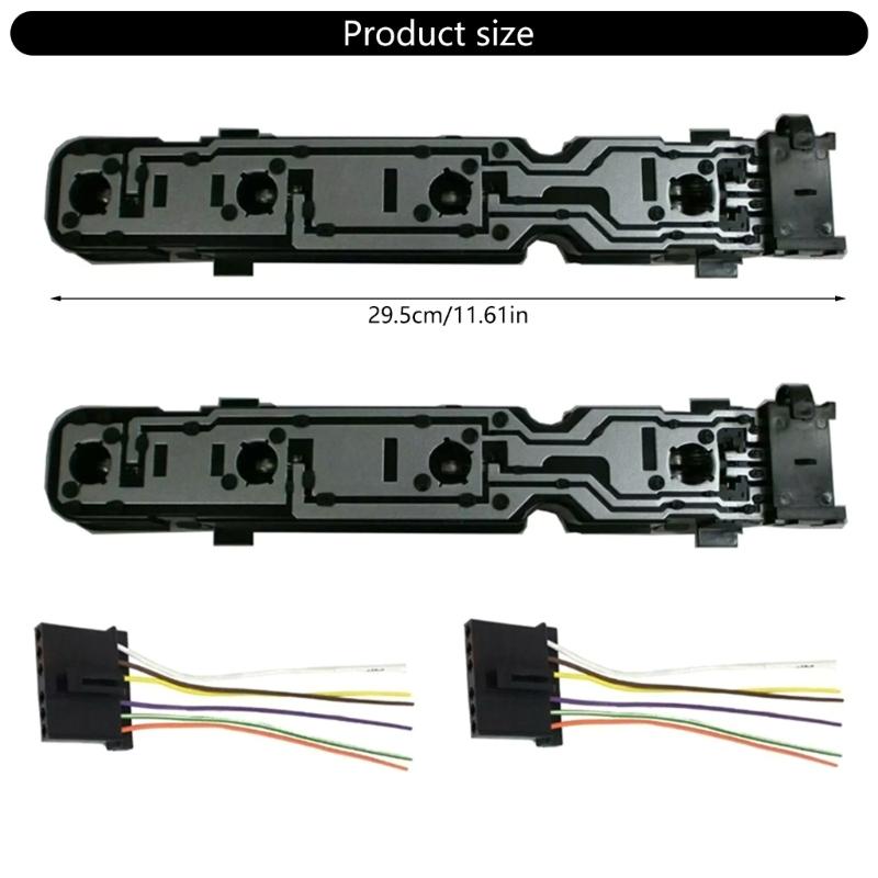 2 szt. Uchwyt Podstawa Lampy Tylnej LED 1681537 6C1113N004AB 6C11-13N004-AB Pasuje do MK6 MK7 Uchwyt Lampy Tylnej