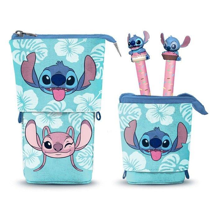 Karactermania - Lilo &amp; Stitch - Trousse Pop Up Lilo &amp; Stitch avec 2 stylos à bille effaçable à encre gel