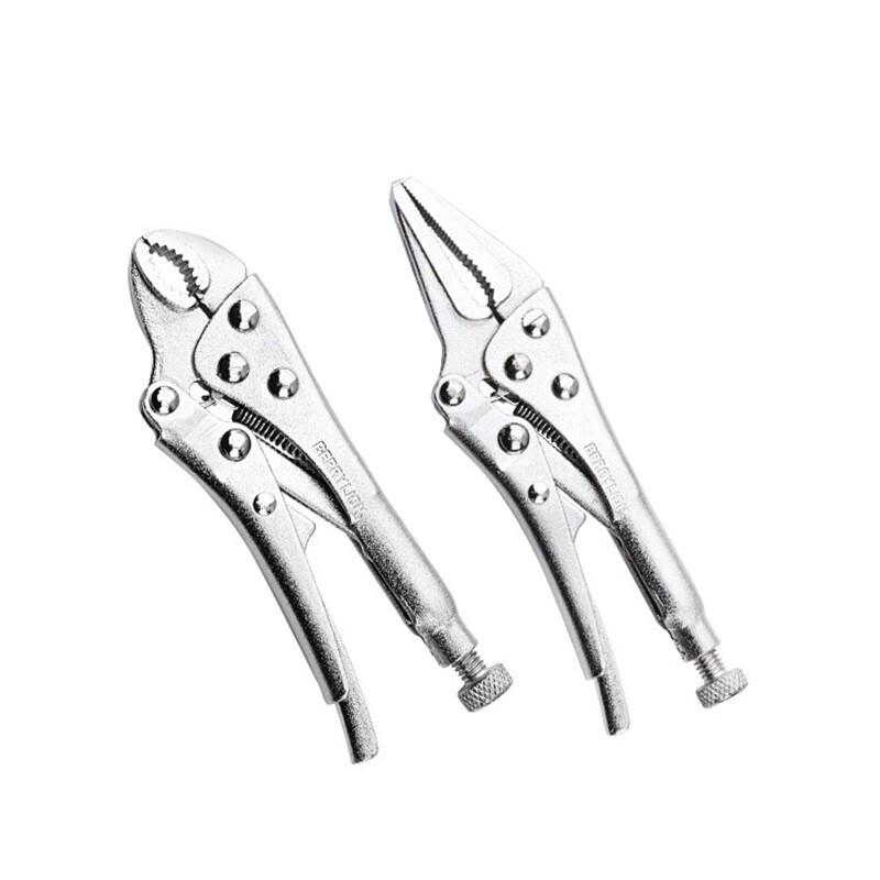 Baiweishi Mini 5-inch Vise Grip Pliers 2-Piece Set