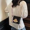 Niche mini handbag new embroidered nylon shopping bag women's shoulder bag lightweight cartoon bag