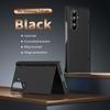 For Samsung Z Trifold Case Invisible Insert Card Slot Hinge Protection Refreshing Touch Anti-Fingerprint Phone Stand Cover