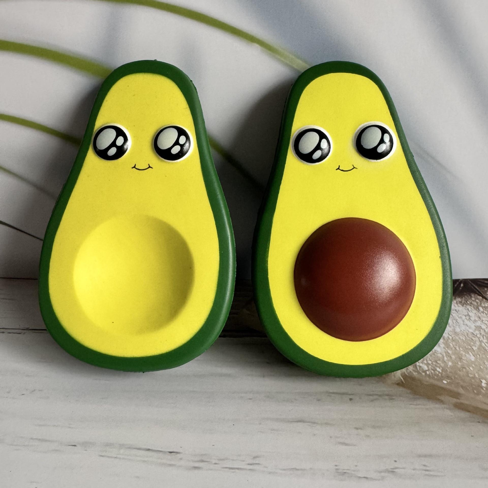 Jumbo Aardbei banaan perzik stressbal Squishy Knijp Langzaam Rijzend Antistress voor Volwassenen Angstverlichtend Fidget Speelgoed stress avocado